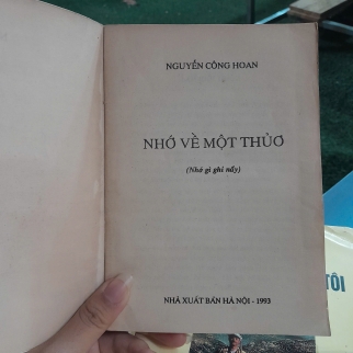 NHỚ VẾ MỘT THUỞ - NGUYỄN CÔNG HOAN