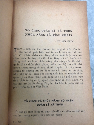NÔNG THÔN VIỆT NAM TRONG LỊCH SỬ