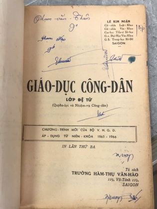 GIÁO DỤC CÔNG DÂN LỚP ĐỆ TỨ - LÊ KIM NGÂN