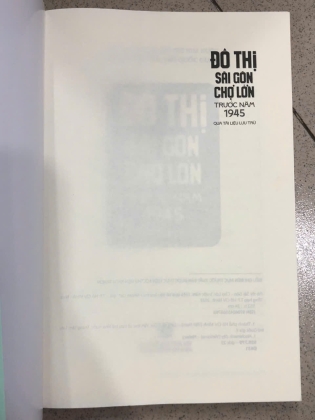 ĐÔ THỊ SÀI GÒN CHỢ LỚN TRƯỚC NĂM 1945 QUA TÀI LIỆU LƯU TRỮ