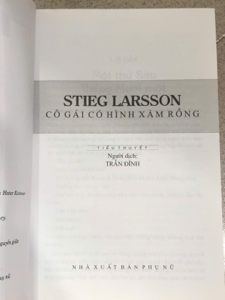 CÔ GÁI CÓ HÌNH XĂM RỒNG - STIEG LARSSON