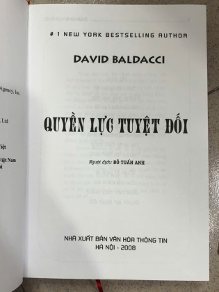 QUYỀN LỰC TUYỆT ĐỐI - DAVID  BALDACCI