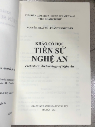 KHẢO CỔ HỌC TIỀN SỬ NGHỆ AN