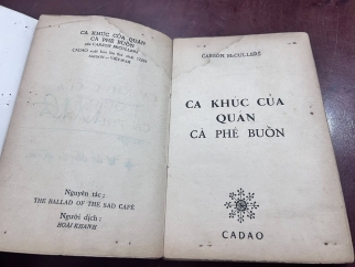 CA KHÚC CỦA QUÁN CÀ PHÊ BUỒN - HOÀI KHANH DỊCH (Carson McCullers)