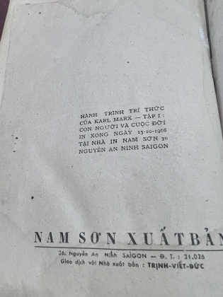 HÀNH TRÌNH TRI THỨC CỦA KARL MARX - NGUYỄN VĂN TRUNG