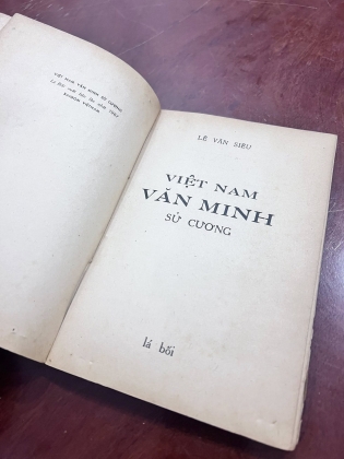 VIỆT NAM VĂN MINH SỬ CƯƠNG - LÊ VĂN SIÊU