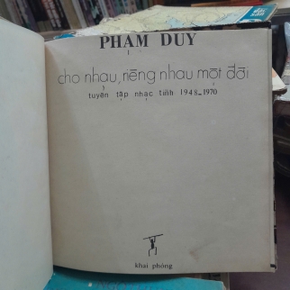 CHO NHAU RIÊNG NHAU MỘT ĐỜI - PHẠM DUY 