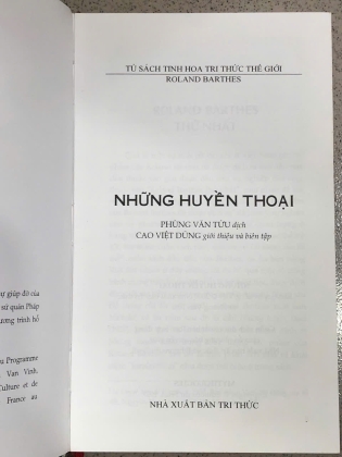 NHỮNG HUYỀN THOẠI - ROLAND BARTHES