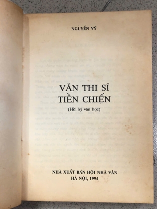 VĂN THI SĨ CHIẾN - NGUYỄN VỸ