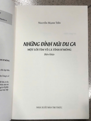 NHỮNG ĐỈNH NÚI DU CA - NGUYỄN MẠNH TIẾN