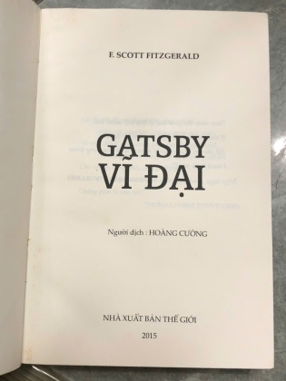 GATSBY VĨ ĐẠI (SONG NGỮ VIỆT ANH)