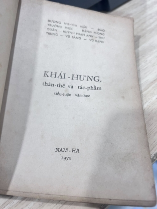 KHÁI HƯNG THÂN THẾ VÀ TÁC PHẨM