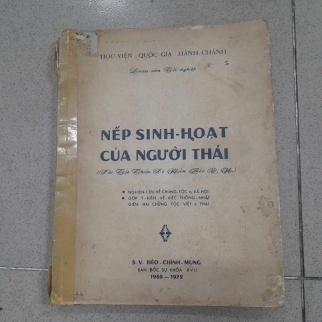 NẾP SINH HOẠT CỦA NGƯỜI THÁI 