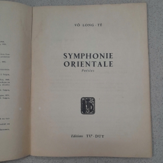 SYMPHONIE ORIENTALE - VÕ LONG TÊ