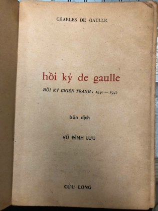 HỒI KÝ DE GAULLE