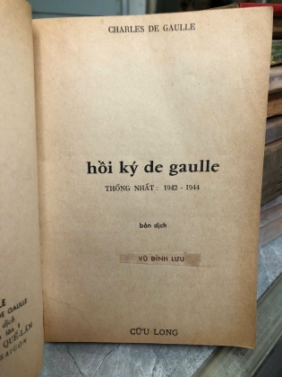 HỒI KÝ DE GAULLE
