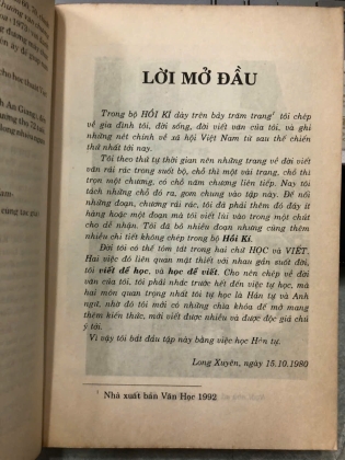 ĐỜI VIẾT VĂN CỦA TÔI