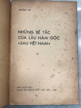 NHỮNG BẾ TẮC CỦA LẦU NĂM GÓC "SAU VIỆT NAM" - NHUẬN VŨ