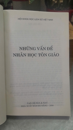 NHỮNG VẤN ĐỀ NHÂN HỌC TÔN GIÁO