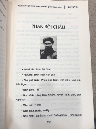 NHÀ VĂN VIỆT NAM TRONG NHÀ TÙ QUÂN XÂM LƯỢC - LÊ VĂN BA