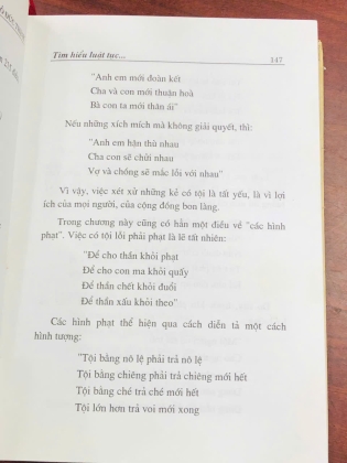 TÌM HIỂU LUẬT TỤC CÁC TỘC NGƯỜI Ở VIỆT NAM