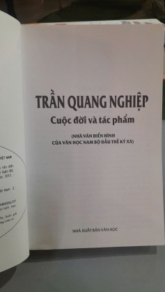 TRẦN QUANG NGHIỆP CUỘC ĐỜI VÀ TÁC PHẨM  - CAO THỊ MỸ