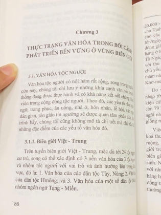 VĂN HÓA VỚI PHÁT TRIỂN BỀN VỮNG Ở VÙNG BIÊN GIỚI Ở VIỆT NAM