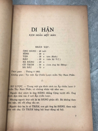 THOẠI KỊCH TẬP I: DI HẬN - MẶT TRỜI MỌC - ĐỔI THẾ CỜ - TRĂNG SÁNG BÊN LÀNG - KỲ PHÙNG ĐỊCH THỦ - CAI HOẠT