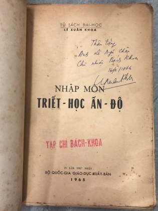 NHẬP MÔN TRIẾT HỌC ẤN ĐỘ - LÊ XUÂN KHOA