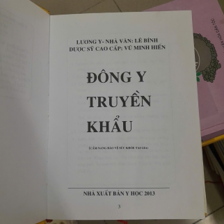 ĐÔNG Y TRUYỀN KHẨU - LÊ BÍNH, VŨ MINH HIẾN