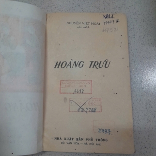 HOÀNG TRỪU - NGUYỄN VIỆT HOÀI 