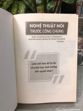 NGHỆ THUẬT NÓI TRƯỚC CÔNG CHÚNG - DALE CARNEGIE