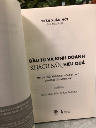 ĐẦU TƯ VÀ KINH DOANH KHÁCH SẠN HIỆU QUẢ - TRẦN XUÂN MỚI