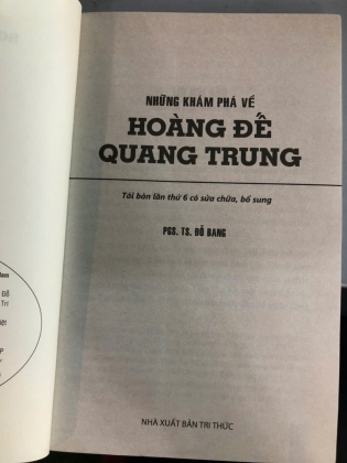 NHỮNG KHÁM PHÁ VỀ HOÀNG ĐẾ QUANG TRUNG - ĐỖ BANG