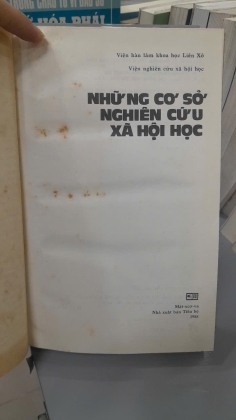 NHỮNG CƠ SỞ NGHIÊN CỨU XÃ HỘI HỌC