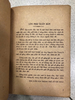 CÂU ĐỐ VIỆT NAM - NGUYỄN VĂN TRUNG