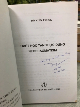 TRIẾT HỌC TÂN THỰC DỤNG NEO-PRAGMATISM - ĐỖ KIÊN TRUNG