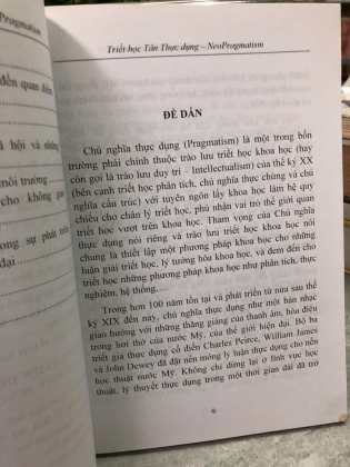 TRIẾT HỌC TÂN THỰC DỤNG NEO-PRAGMATISM - ĐỖ KIÊN TRUNG