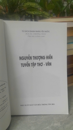 NGUYỄN THƯỢNG HIỀN TUYỂN TẬP THƠ - VĂN - CHƯƠNG THÂU