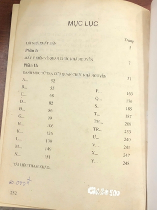 TÌM HIỂU QUAN CHỨC NHÀ NGUYỄN - TRẦN THANH TÂM