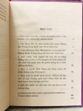 THUẬT TRUNG DUNG BÍ QUYẾT THÀNH CÔNG MỌI THỜI ĐẠI - MÃ ĐẠO TÔNG