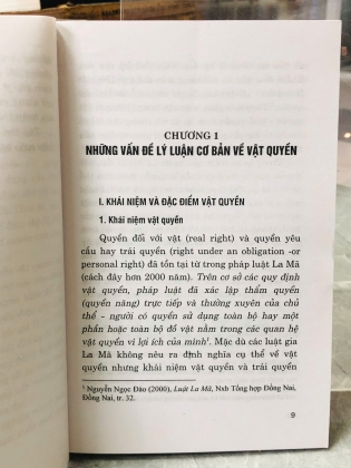 VẬT QUYỀN TRONG PHÁP LUẬT DÂN SỰ VIỆT NAM HIỆN ĐẠI - NGUYỄN MINH OANH