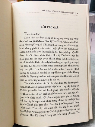 ĐỐI THOẠI VỚI CÁC PHÁI ĐOÀN HOA KỲ - NGUYỄN VĂN HƯỞNG