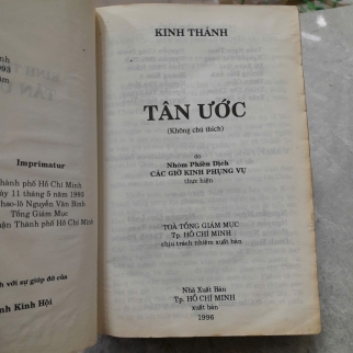 KINH THÁNH TÂN ƯỚC - TRẦN NGỌC THAO (DỊCH GIẢ)