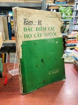 TÓM TẮT ĐẶC ĐIỂM CÁC HỌ CÂY THUỐC - VŨ VĂN CHUYÊN