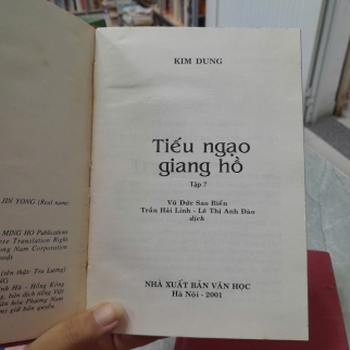 TIẾU NGẠO GIANG HỒ - KIM DUNG (2 CUỐN)
