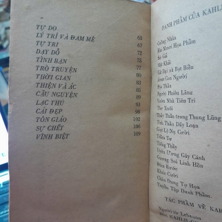 MẬT KHẢI - KAHLIL GIBRAN