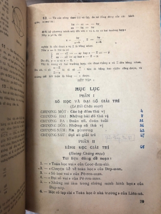 TOÁN HỌC GIẢI TRÍ (TẬP I) - LÊ HẢI CHÂU, HOÀNG CHÚNG