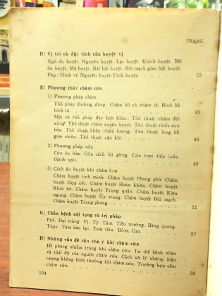 SỔ TAY CHÂM CỨU - THƯỢNG TRÚC
