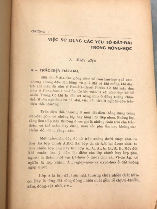NÔNG HỌC ĐẠI CƯƠNG - TÔN THẤT TRÌNH